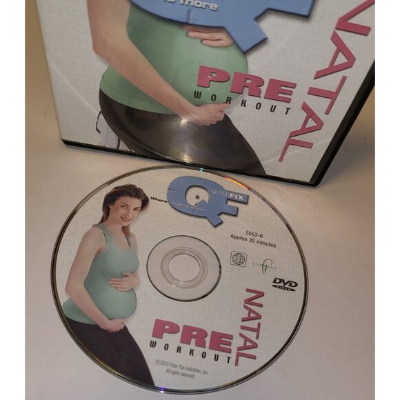 Prenatal Workout Quick Fix DVD (Used) Fitness Exercise Nancy Popp! - Picture 2 of 12